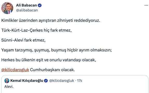 Kılıçdaroğlu'nun 'Ben Aleviyim' açıklamasına destek yağdı, 24 saatte 50 milyon görüntülenmeyi aştı: İşte destek verenler... 8